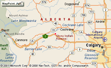 Trans Canada Highway Calgary To Banff 